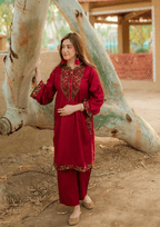 Ladies Shikva Pocket Style – Winter Linen Suit