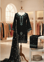 Comfortable Winter 3-Piece Set with Embroidered Plazo