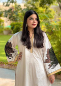 Winter 3-Piece Dhanak Embroidered Suit with Plazo