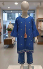 Girls’ Festive Embroidered 2-Piece Suit