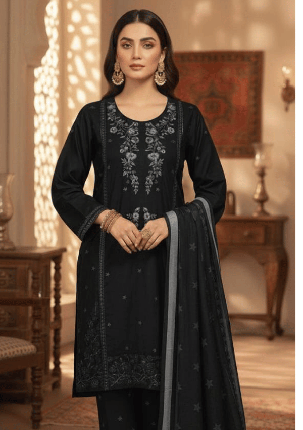 Winter 3-Piece Embroidered Suit ❄️