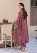 Winter 3-Piece Embroidered Suit with Digital Dupatta