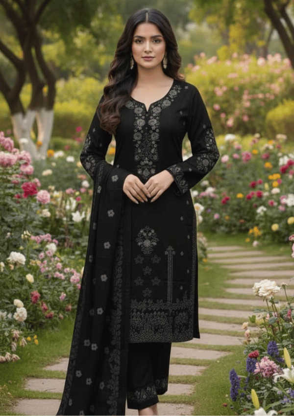 Winter 3-Piece Embroidered Suit ❄️