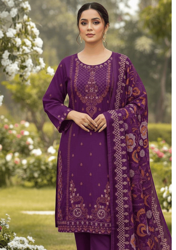 Winter 3-Piece Embroidered Suit ❄️