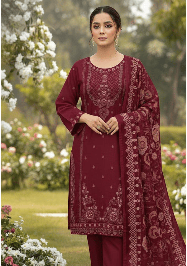 Winter 3-Piece Embroidered Suit ❄️