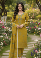 Winter 3-Piece Embroidered Suit ❄️