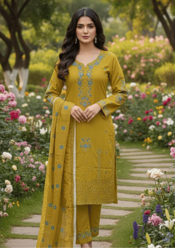 Winter 3-Piece Embroidered Suit ❄️